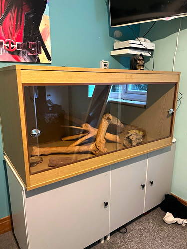 Wooden glass front - wooden, vivarium